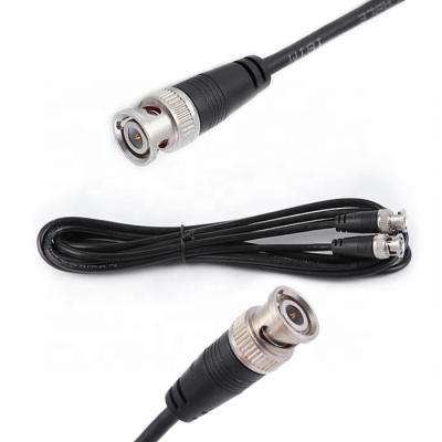 China Wholesale Copper+PVC manufacturer supply BNC plug coaxial cable connection line male to female surveillance bnc video line for sale