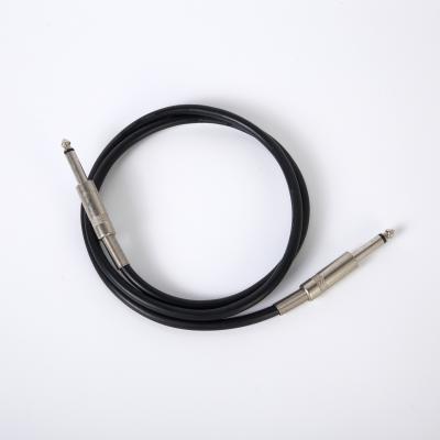 China Car 6.35mm male to male guitar cable, mono audio jack, instrumentation cable for sale