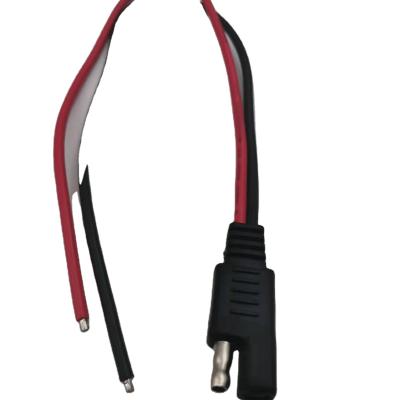 China COMPUTER Gps Panel Plug 12v Connector 2 Pin Extension Cord Pvc Sae Battery Cable for sale