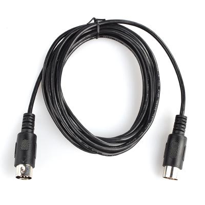 China Video game player din 8pin male to male speaker audio cable is used for power supply audio and video signal transmission or connection for sale