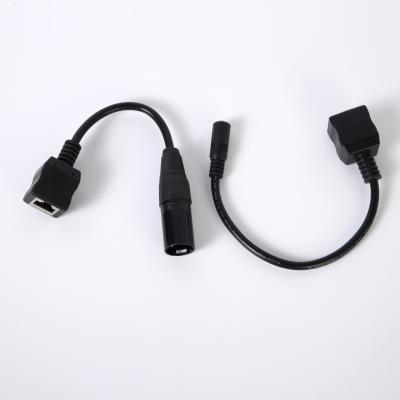 China Dual car xlr male to female audio rj45 cable, network interface female to female xlr audio signal transmission for sale