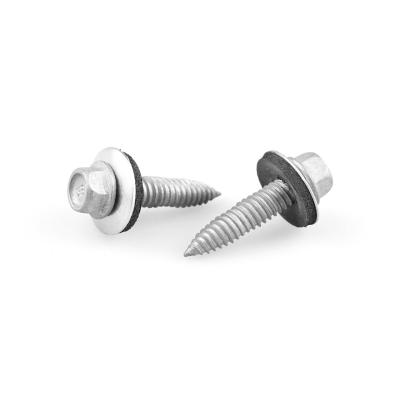 China OEM Hex Head Roof Screw Stainless Steel Self Tapping 6x25 Bimetal Roofing Screws for sale