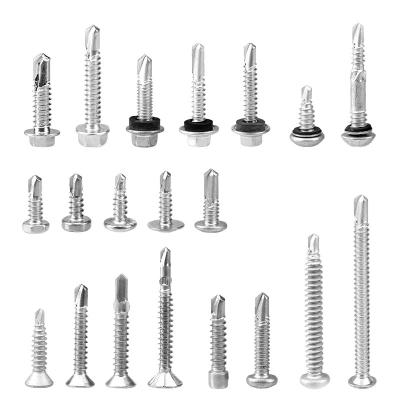 China Installation Stainless Steel Hex Washer Head Self Drilling Tek Screws for Wood Metal for sale