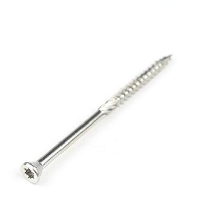 China ISO Standard Partial Thread Flat Torx 316 Stainless Steel Deck Screws for Wood Decking for sale