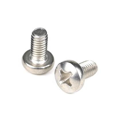 China 100% QC Tested SUS304 M6 Truss Head Phillips 12mm Pan Head Machine Screw For Gas Stove for sale