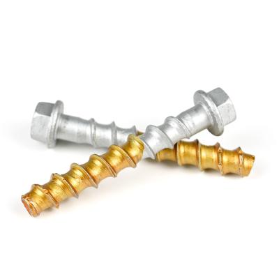 China Self Tapping Concrete Anchor Bolt for High Strength Bi-Metal Stainless Steel Hex Head for sale