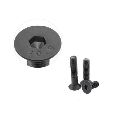 China DIN7991 Oxido Negro Contro-encosto cabeça Hex Socket parafusos M4 10.9 Grau parafusos hex 6mm-50mm à venda