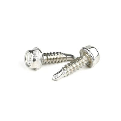 China Torx Drive Stainless Steel Hex Head Drilling Screw Sus304 Tornillos De Acero Inoxidable for sale