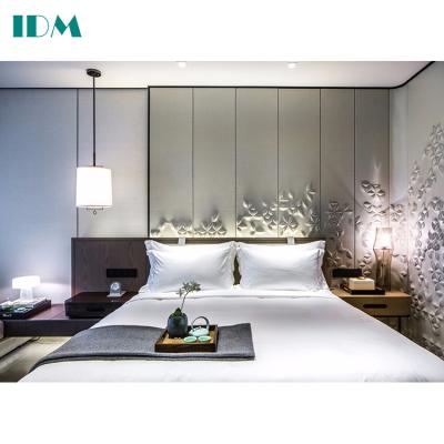 China IDM-559-1 Modern 5 Star Hotel Bedroom Facilities Wholesale Hotel Bedroom Furniture Sets for sale