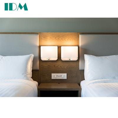 China IDM-A232 Modern Guest Room Set Custom Bedroom Hotel Bedroom Furniture Wholesale for sale