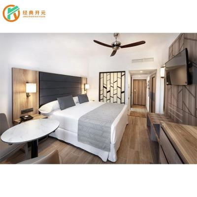 China Modern IDM-233 Foshan Hotel Furniture Double-Bed Room Furniture Quality Five Star Hotel Furniture for sale