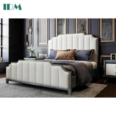 China OEM IDM-X02 Light Style Villa Bedroom Furniture View King Size Modern Luxury Italian Wooden Bed for sale