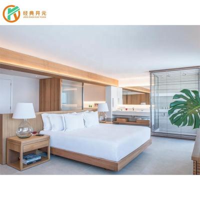 China IDM-243 Modern Custom Hotel Hospitality Bedroom , Guest Room Furniture Set for sale