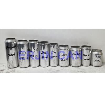 China ERJIN aluminum beer can 250ml/300ml/310ml/330ml/355ml/473ml/500ml for beer and beverage for sale