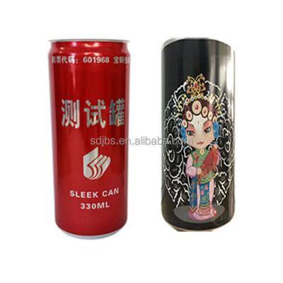 China Eco - Friendly Popular Empty Aluminum Soda Can 330ml Smooth Can Manufacturer for sale