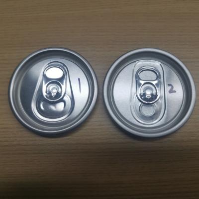 China Non Refillable DRUNK 200 202 206 Aluminum Beverage Can Lid Easy Open Lid for sale