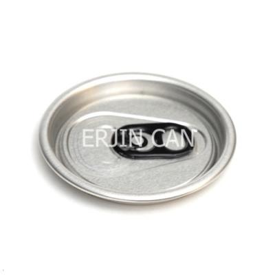 China DRUNK 202 Type B64 Non Refillable Aluminum Can Lids With Black Label for sale