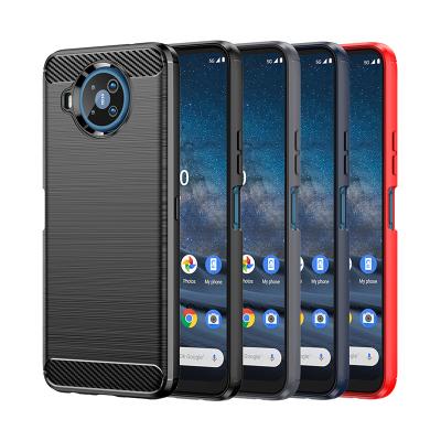 China Wholesale Anti-fall Shockproof Soft TPU Carbon Fiber Phone Cover For Nokia 7 plus 7.1 8.1 phone case for sale