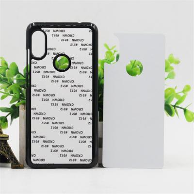 China With Whosale 2D Metal Plate Sublimation PC Hard Cell Phone Cases With Metal Plate For LG G7 G8 V40 V50 V60 70 90 Blank Sublimation Cases for sale