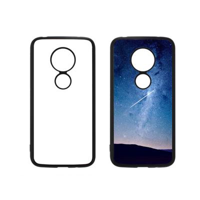 China With 2D TPU PC Sublimation Metal Plate Hot Selling Blanks Cover With Aluminum Metal Plate For Motorola G7 Game Power G7 Sublimation Cases for sale