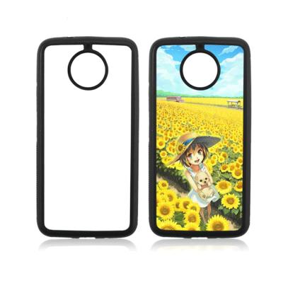 China With Metal Plate Wholesale 2D TPU PC Sublimation Blanks Cover With Aluminum Metal Plate For Motorola E7 E6 Game E5 Sublimation Cases for sale