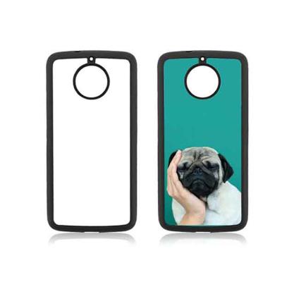 China hot sale Anti-fall 2D sublimation rubber blanks covers with aluminum plate for Motorola G30, for Moto one melting sublimation phone case for sale