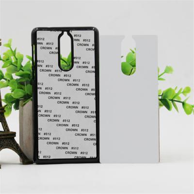 China With metal plate 2D mobile case wholesale sublimation plastic blank cover for Nokia 8 cell phone case for sale