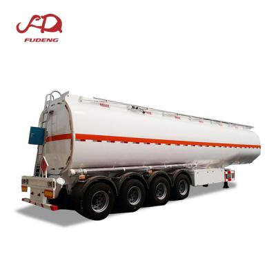 China China Hot Sale 6 Compartment 4 Axle Truck Trailer 40000 45000 Liters Gasoline Oil Tanker Trailer for sale