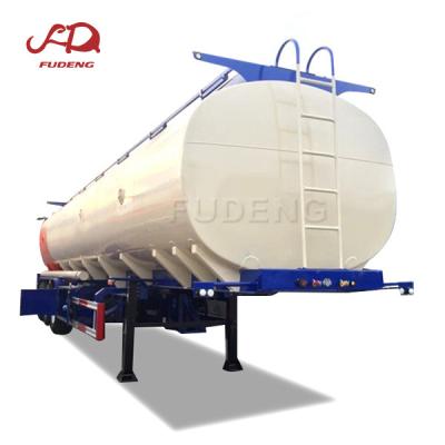 China Truck Trailer 3 Axles 50m3 Fuel Tanker Truck Trailer With Gauge Fuel Tanker Truck Dimensions for sale