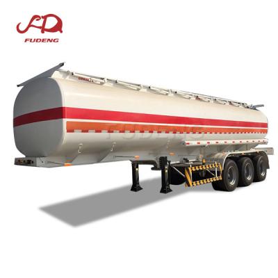 China Truck trailer used oil tanker trailer manufactures 40 CBM crude oil tanker crudo trailer semi trailer for sale for sale