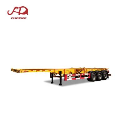 China Truck Trailer Low Price 3 Axles Truck Trailer Chassis , Used Container Chassis Sale for sale