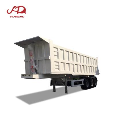 China Factory price hot sale 3 cubic meter 4axle 30 40 50t 70 ton truck trailer tipping semi trailer for sale