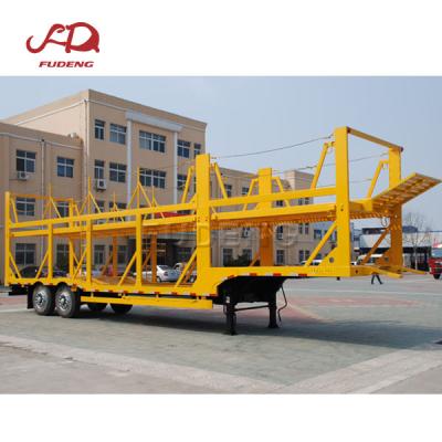 China Fudeng trailer truck transport car semi trailer for sale, used car carrier trailer, car carrier trailers for sale with 6 cars for sale