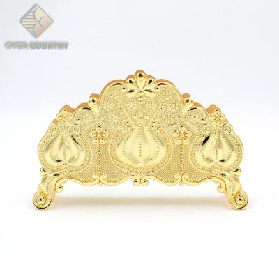 China High Quality Viable Luxury Metal Tissue Holder Napkin Box Napkin Box Gold Napkin Holder For Dining Living Room Bathroom for sale