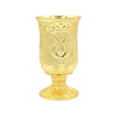 China Viable Zinc Alloy Jewish Utensils Teacup Tableware Silver Plated Casting Wedding Gift for sale