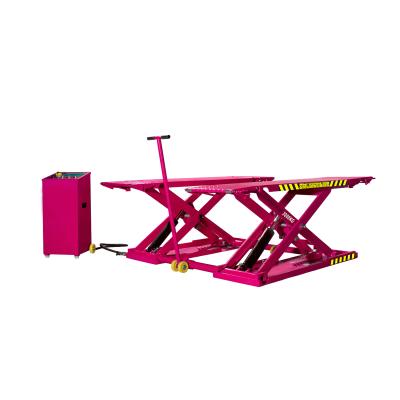 China high quality mid rise scissor lift vehicle car ramp 1m 3t 4t pneumatic electric capacity open 3000kg(6800lbs)/4000kg(9000lbs) for sale