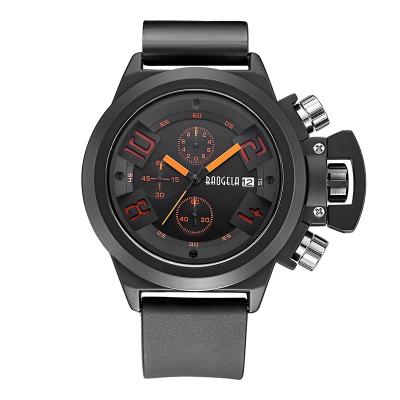 China BAOGELA 1606 Luxury Men's Quartz Watch Clock Reloj Hombre Silicone Sports Military Wrist Watch For Man for sale