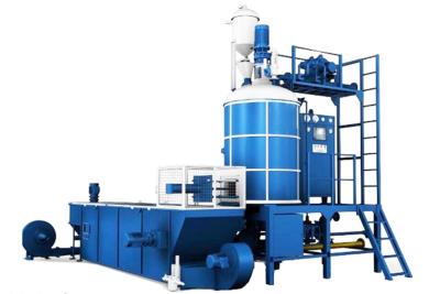 China Low Density EPS Secondary Foaming Batch Pre Expanding Machine for sale