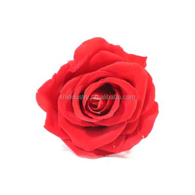 China Green Environmental Protection Good A Grade 5-6cm Ruby Rose Real Natural Preserved Roses Wholesale for sale