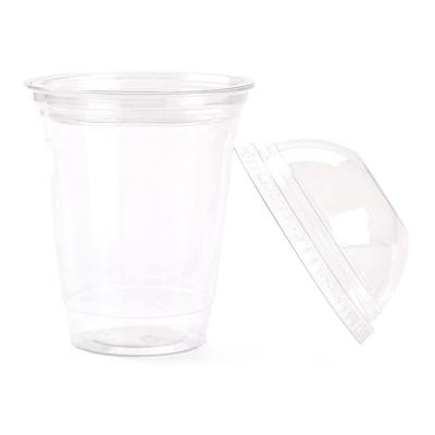 China Non Spill Disposable Plastic Dome Lids For Coffee Cup for sale