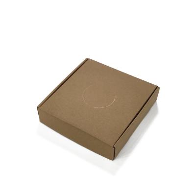 China Custom Color Recyclable Logo Packaging Corrugated Box With Recyclable Handle for sale