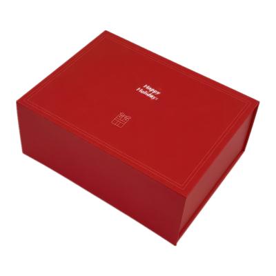 China Handmade Cardboard Paper Wedding Gift Box Packaging Magnetic Gift Box With Ribbon en venta