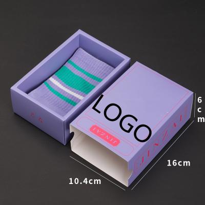 China Aseptic Glossy Lamination UV Coating Boxes Collapsible Rigid Paper Packaging Box For Clothing And Shoes en venta