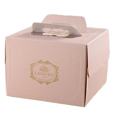 중국 Wholesale Recyclable High Quality Luxury Wedding Packaging White Cake Boxes With Handle In Bulk 판매용