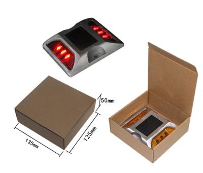 China Road Safety Aluminum Led Solar Road Stud Warning Light Luminescent Road Studs for sale