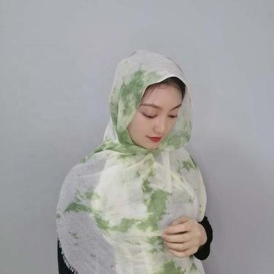 China China factory direct sale top competitive price soft soft feeling tie dye arabic fashion scarf muslims hijab for sale