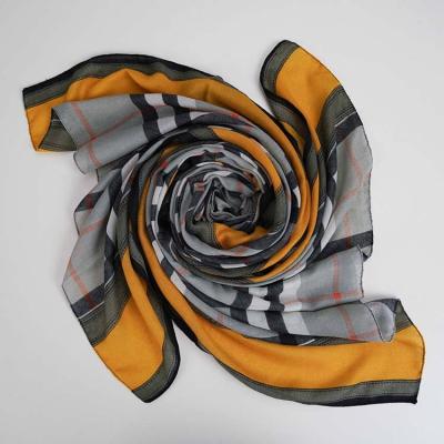 China Daily New Design 2021 Winter Style Cotton And Linen Muslim Scarf for sale