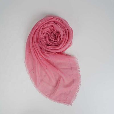 China Daily 2021 new design factory wholesale fashion scarves sample free plain dyed hijab for women best price for sale