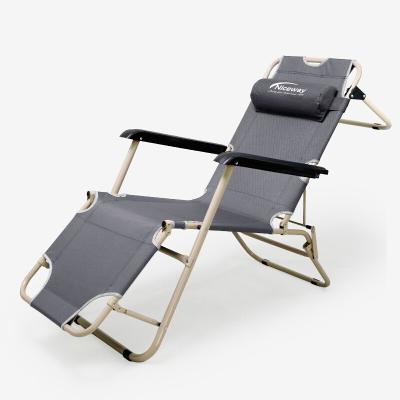 Κίνα Wholesale Durable High Quality Sun Sofa Folding Lounger Beach Recliner Weightless Chairs With Footstool προς πώληση