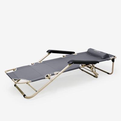 China Light weight hot sale cheap price portable folding garden chair multifunctional outdoor bed for sale